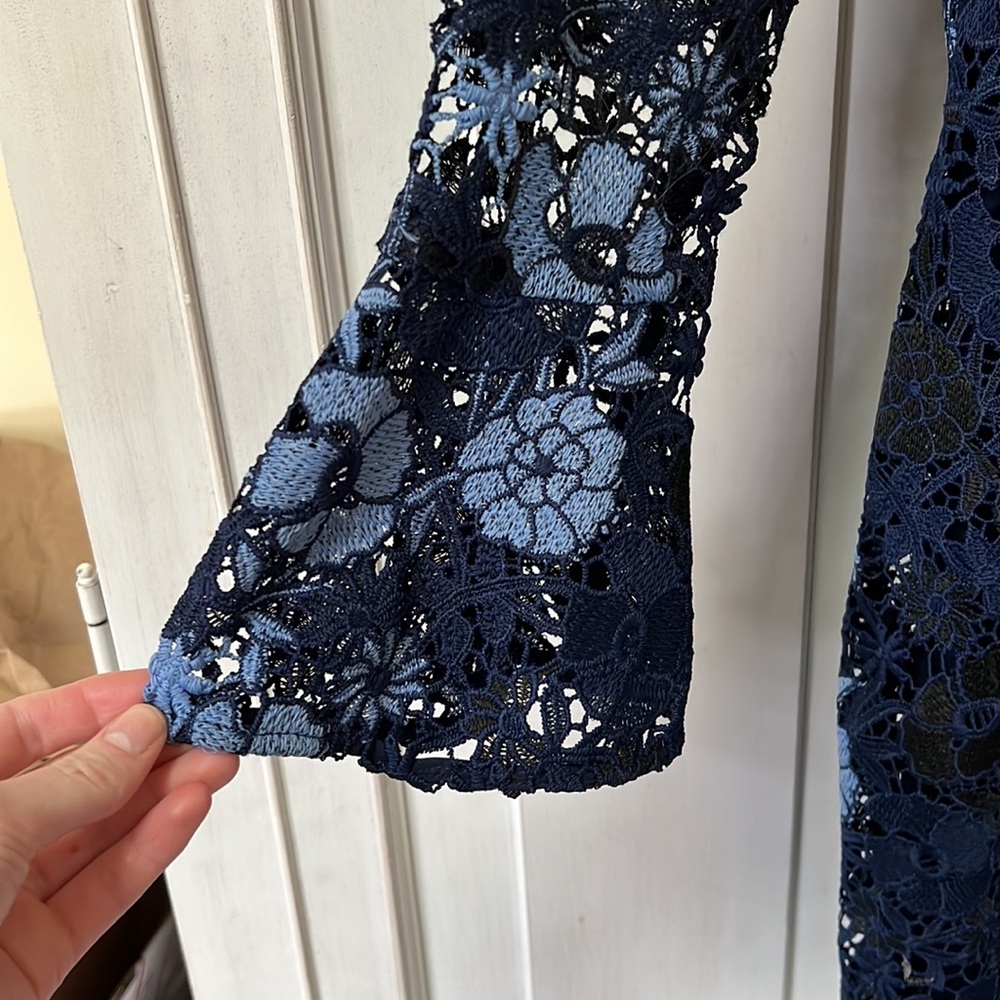Shoshanna Size 2 Blue Dress - Picture 2 of 5